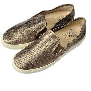 Vince Camuto Slip-On Golden Sneakers Size 8.5‎